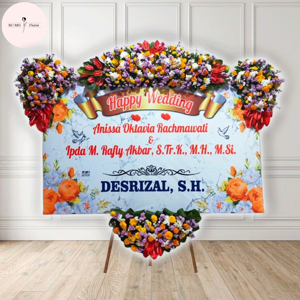 Papan Bunga Wedding