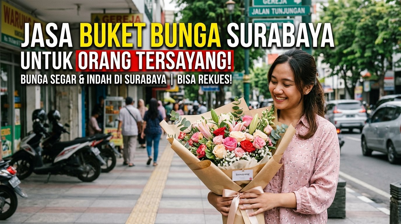 Jasa Buket Bunga Surabaya untuk Orang Tersayang
