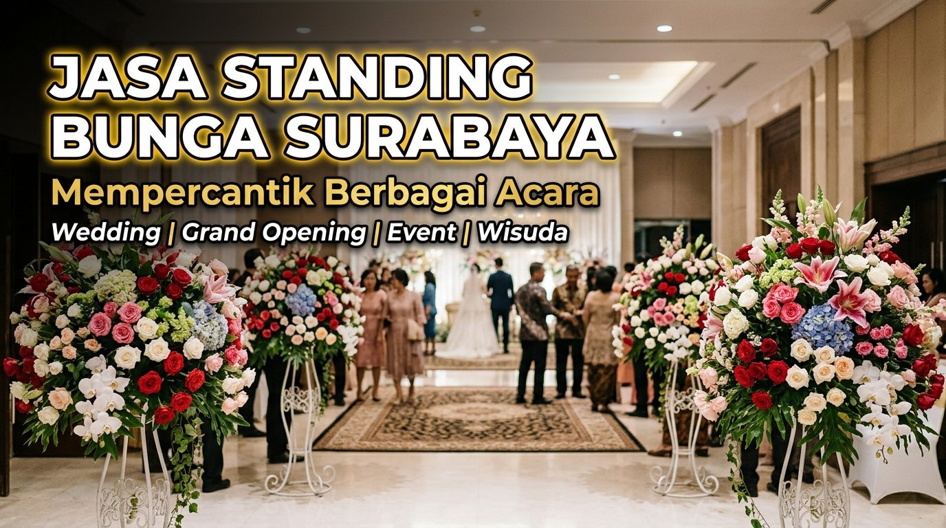 Jasa Standing Bunga Surabaya untuk Mempercantik Berbagai Acara