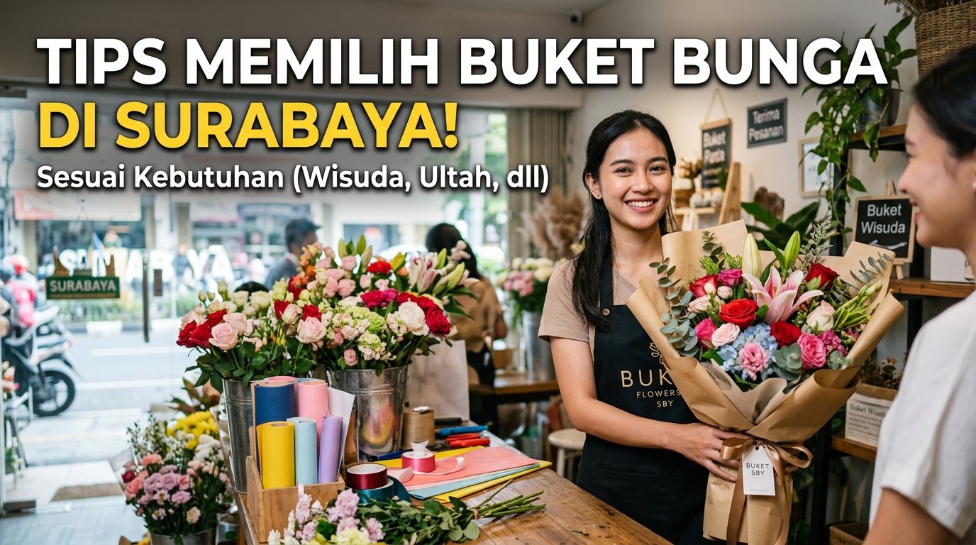 Tips Memilih Buket Bunga di Surabaya Sesuai Kebutuhan