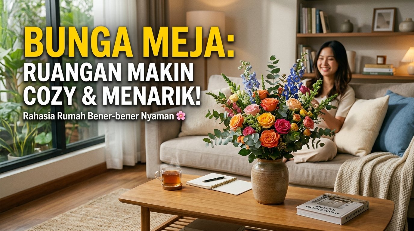Manfaat Bunga Meja untuk Membuat Ruangan Lebih Nyaman dan Menarik